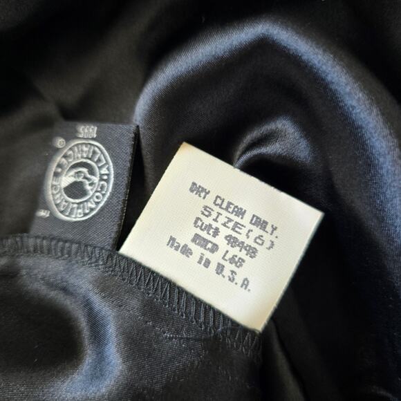 Vintage Laundry 100% Silk Beaded Drop Waist Handkerchief Hem Midi Slip Dress-6 - Picture 9 of 12